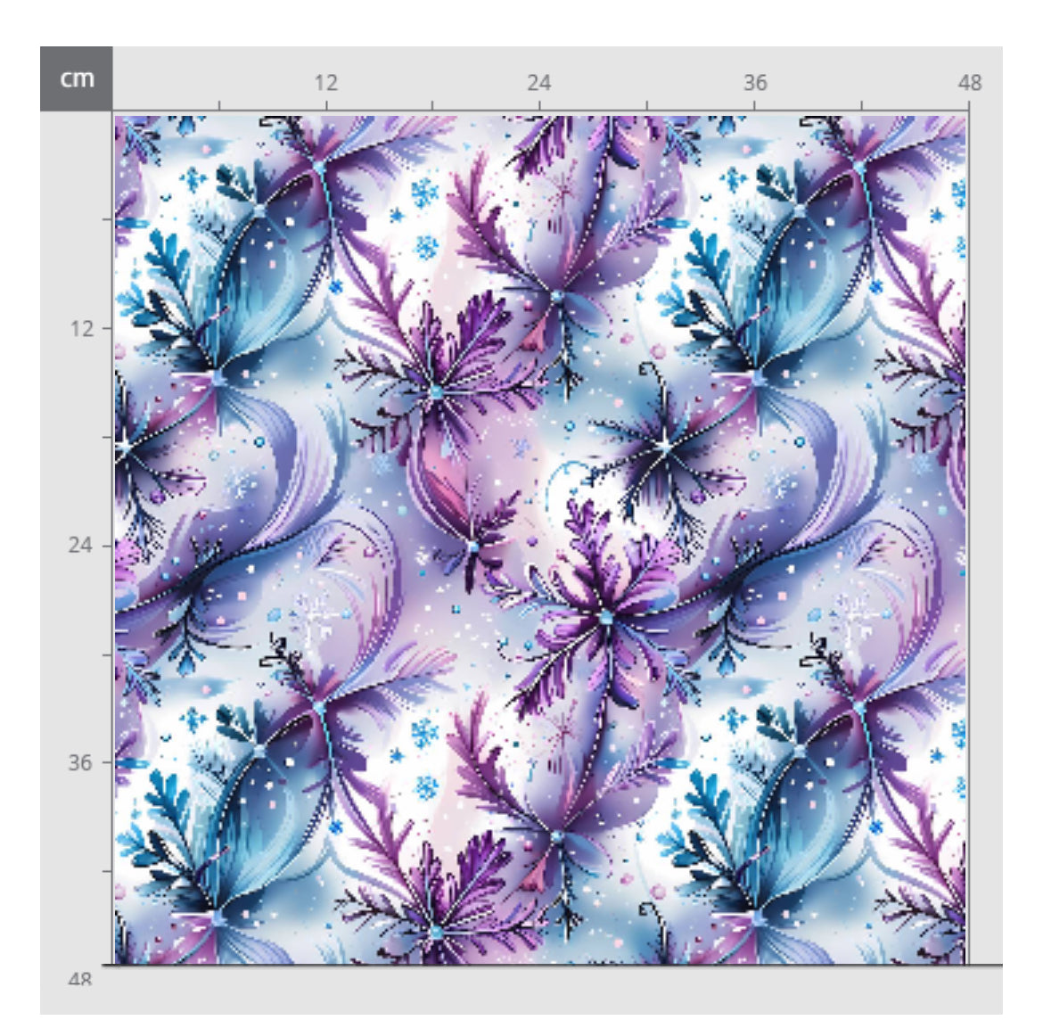 Lila Winter Flocken Neue Vorbestellung